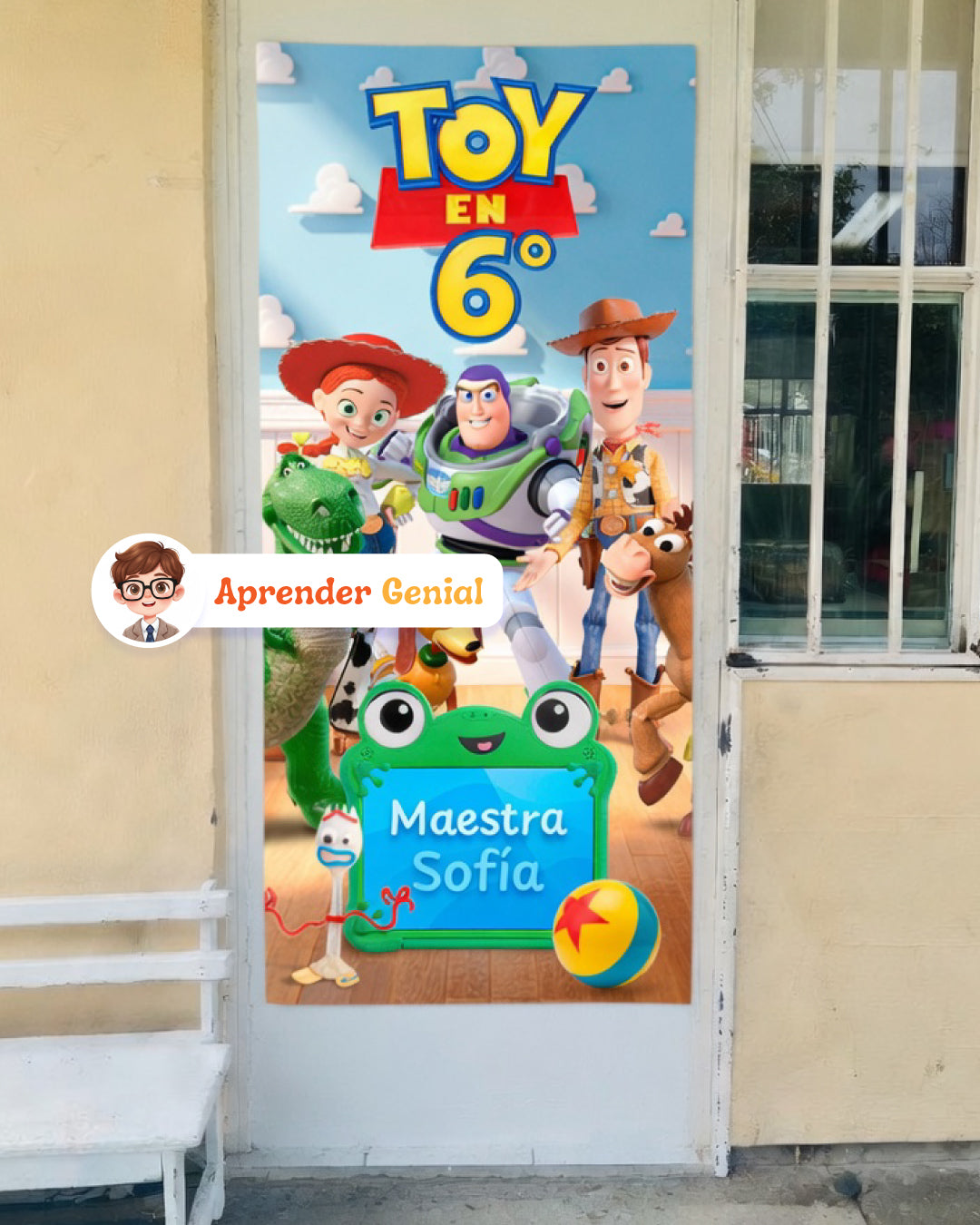 Diseño para puerta de Toy Story