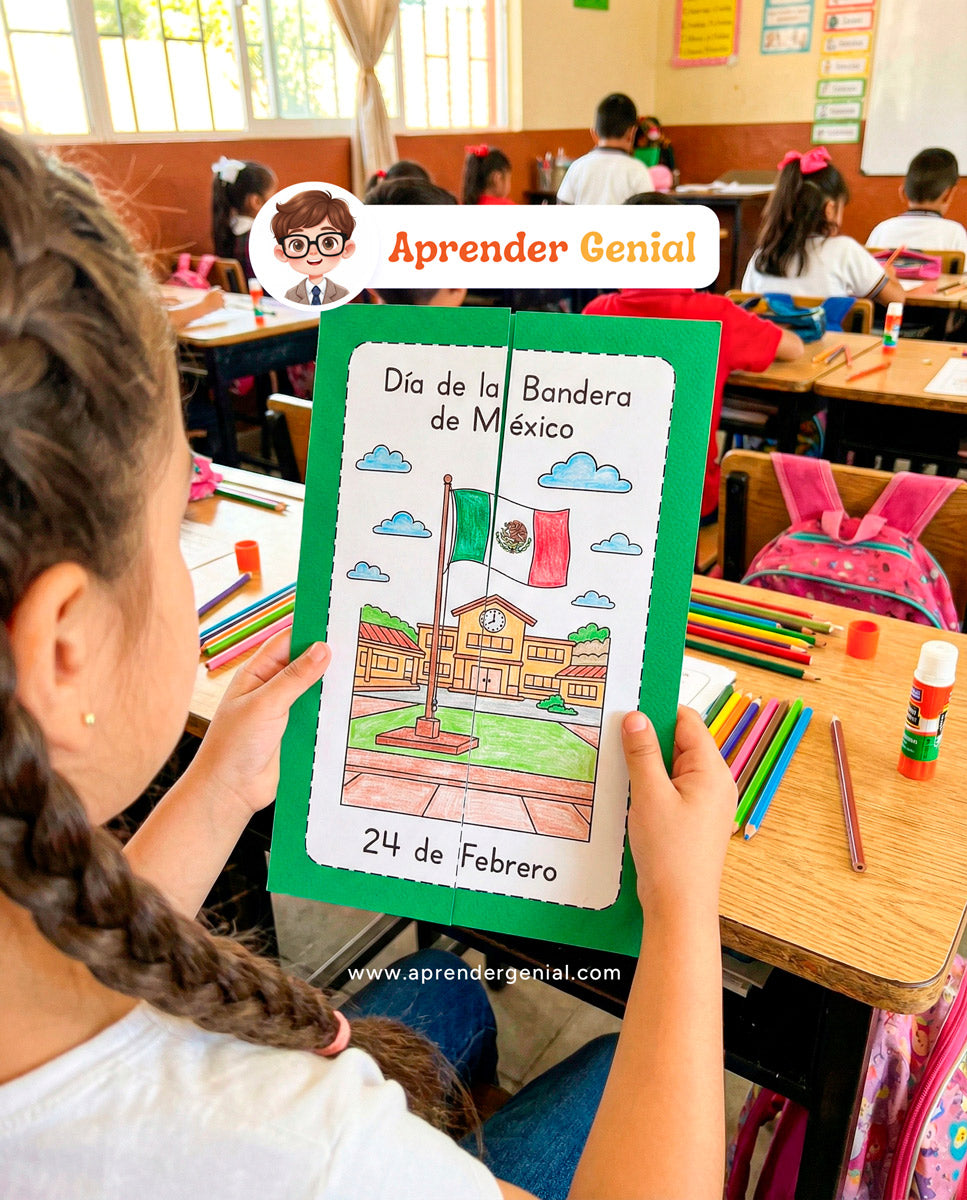 Lapbook del Día de la Bandera de México - Primer Grado de Primaria - D1